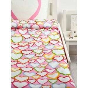 IKEA VITAMINER HJÄRTA Child’s Twin Size Heart Print Duvet